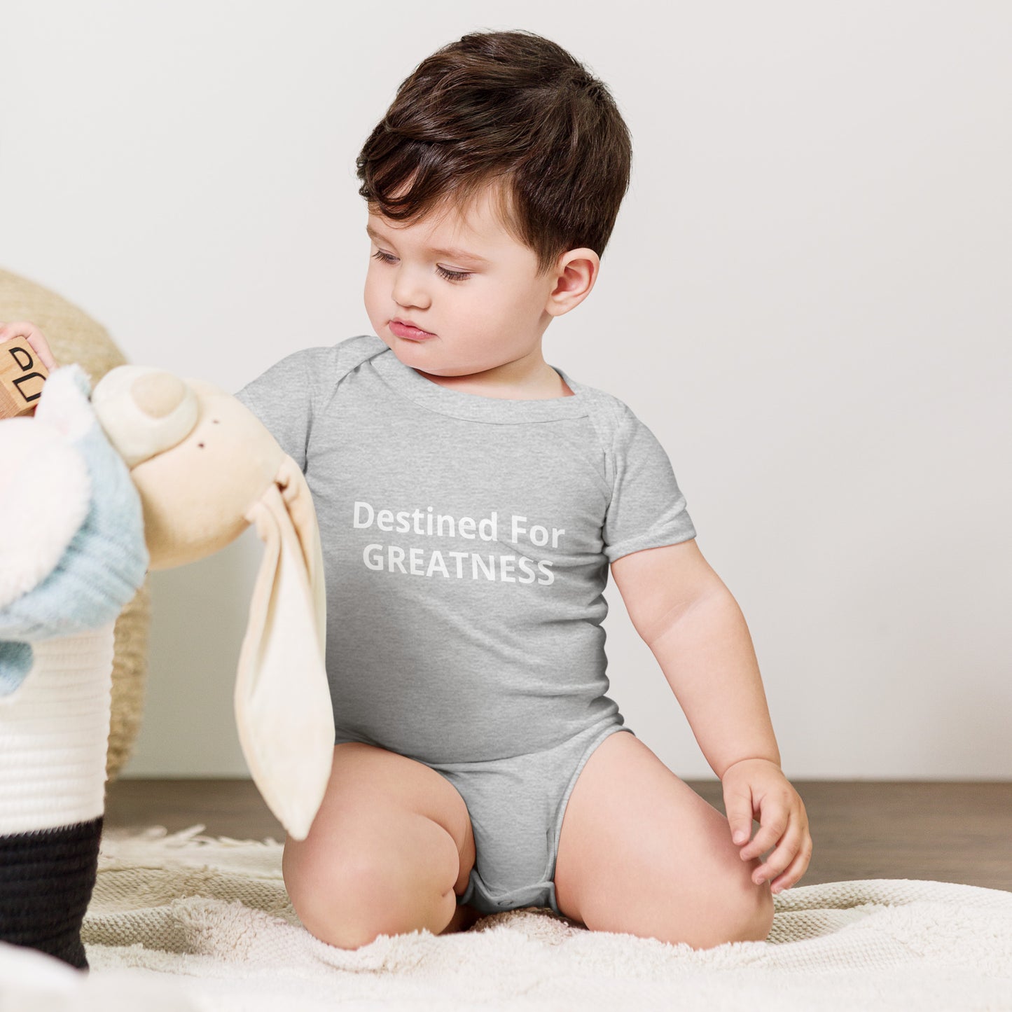 Destined For GREATNESS Baby short sleeve one piece