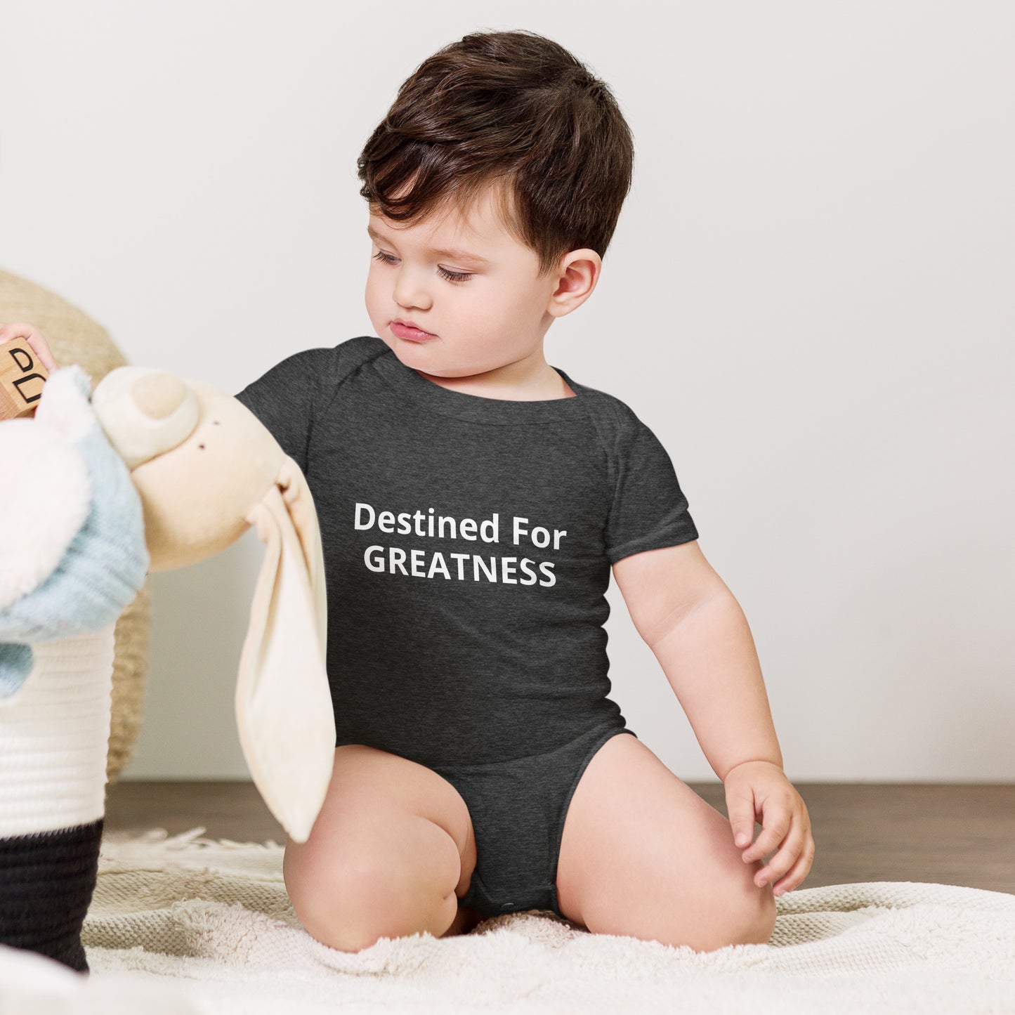 Destined For GREATNESS Baby short sleeve one piece