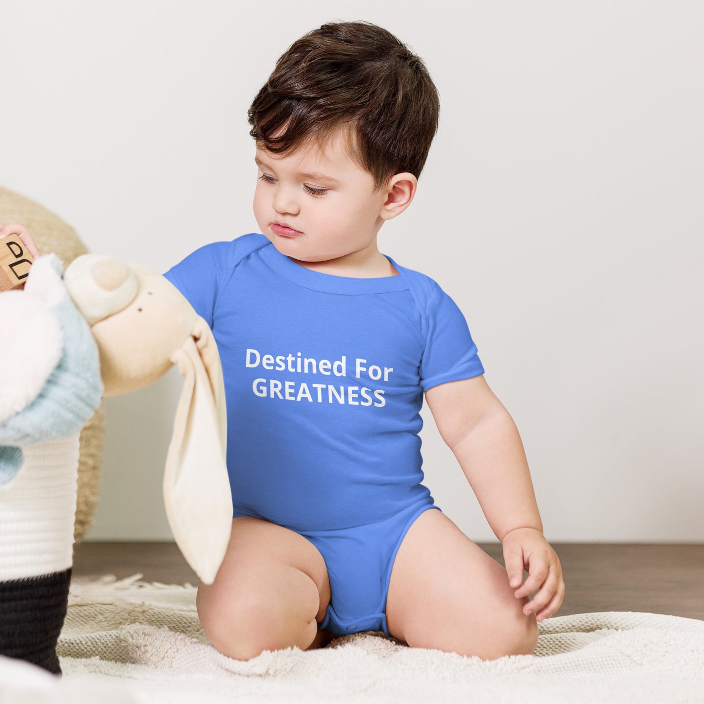 Destined For GREATNESS Baby short sleeve one piece