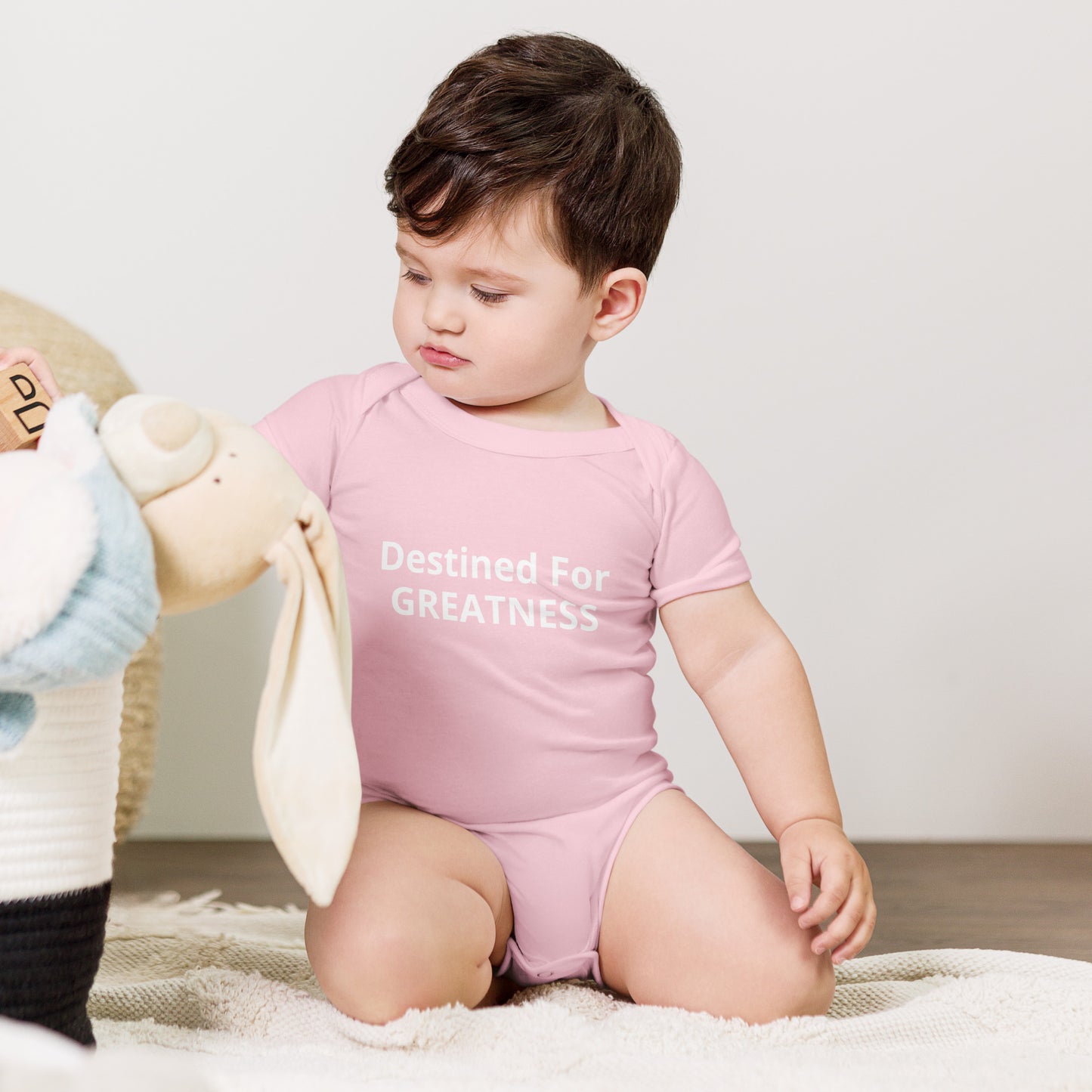Destined For GREATNESS Baby short sleeve one piece