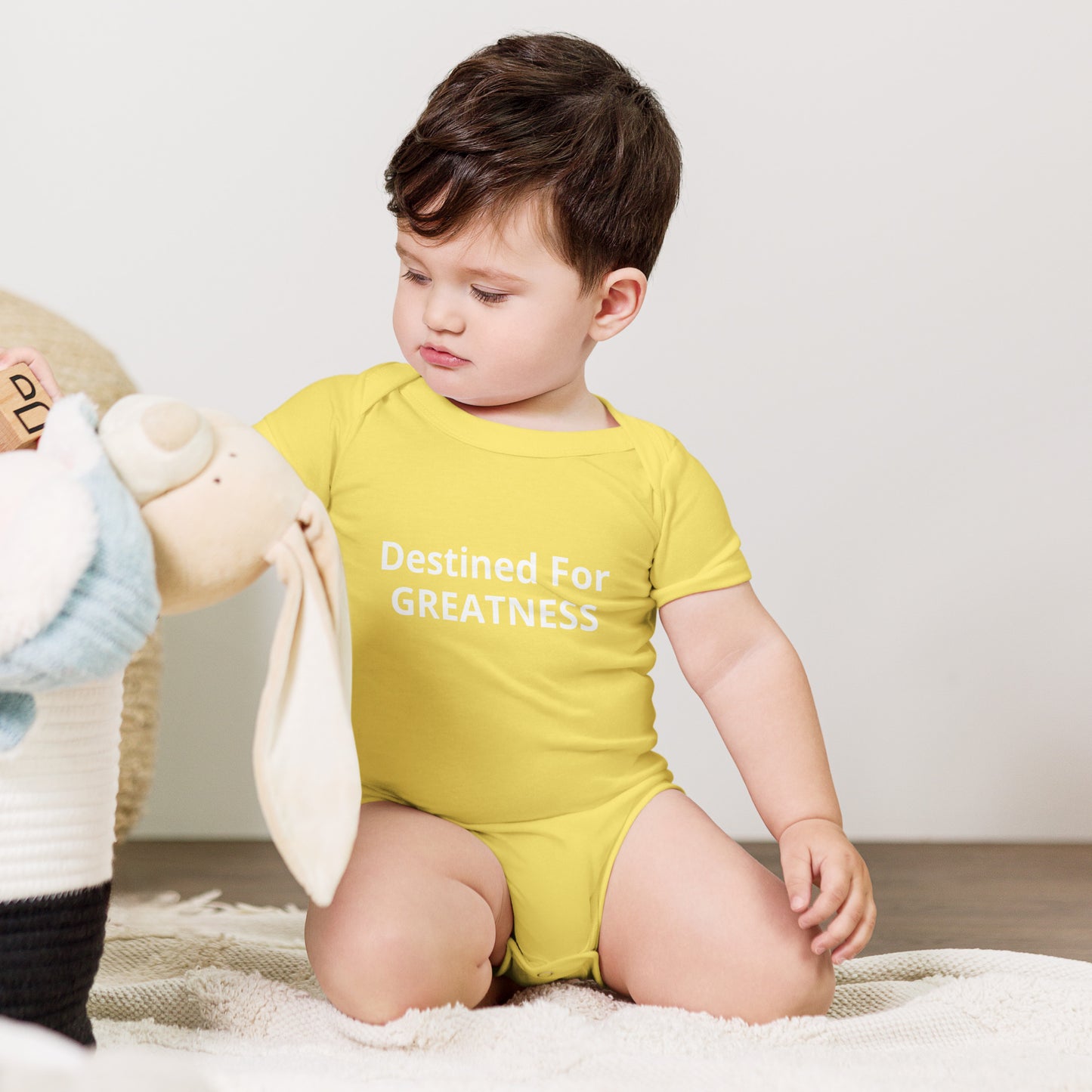 Destined For GREATNESS Baby short sleeve one piece
