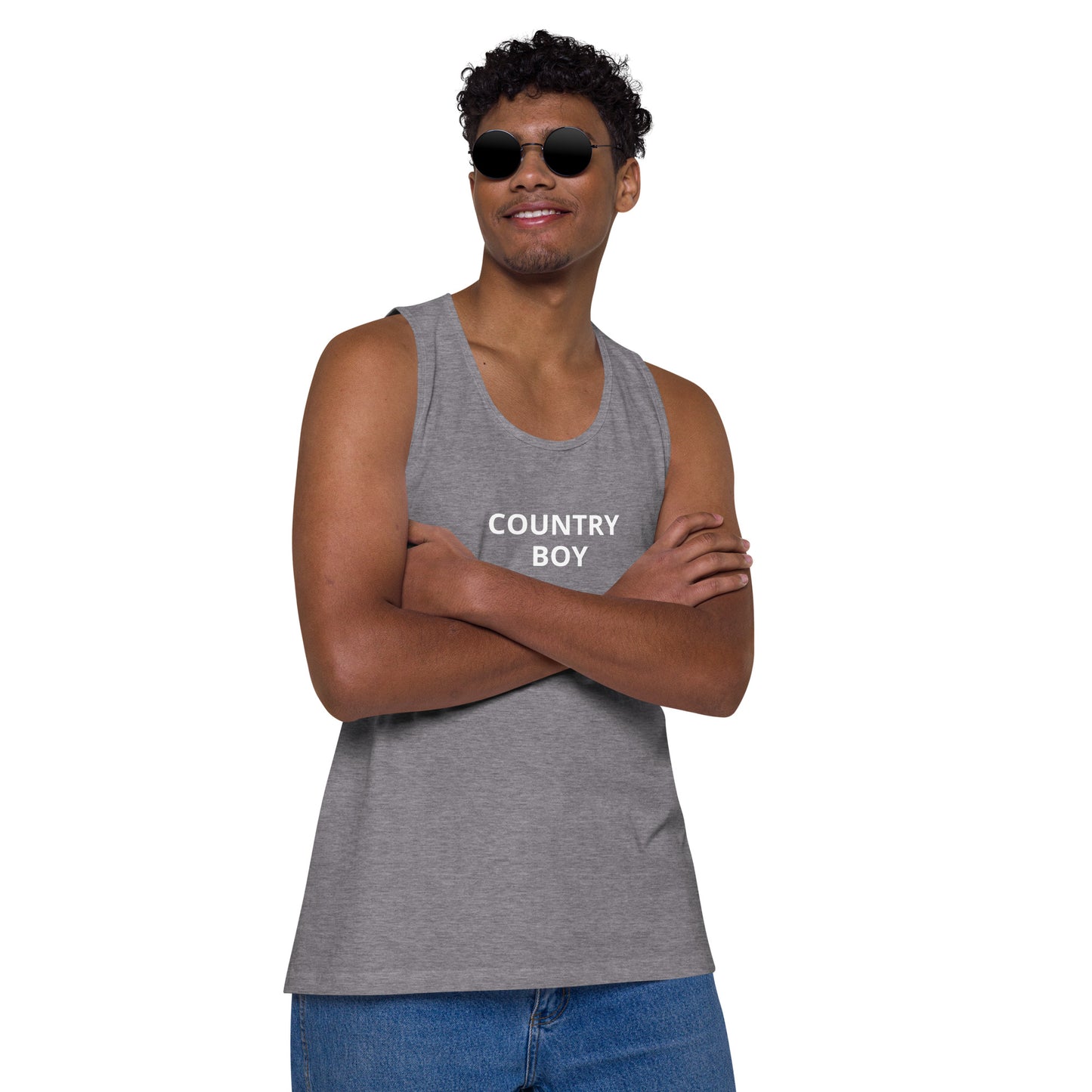 Country Boy Men’s premium tank top