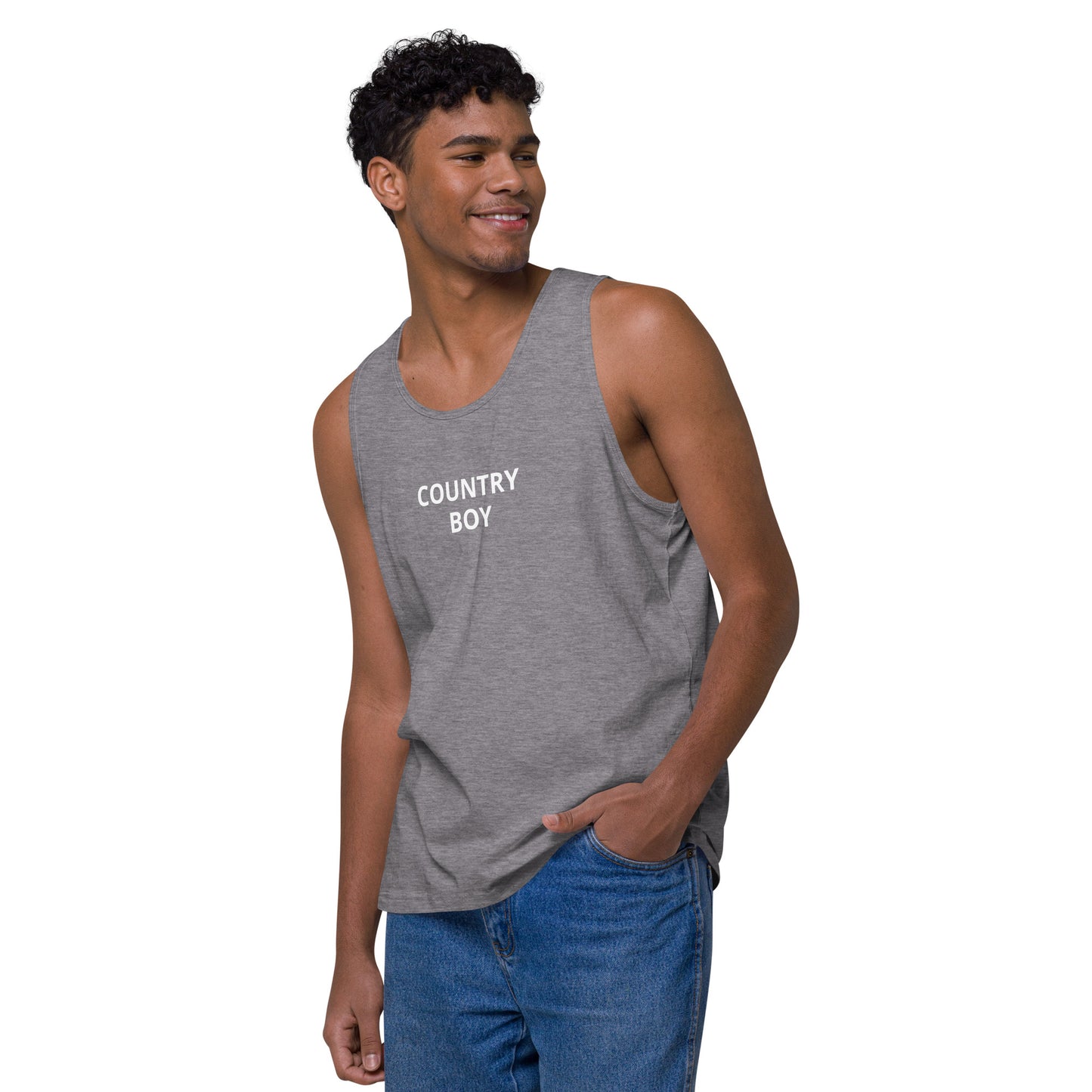 Country Boy Men’s premium tank top