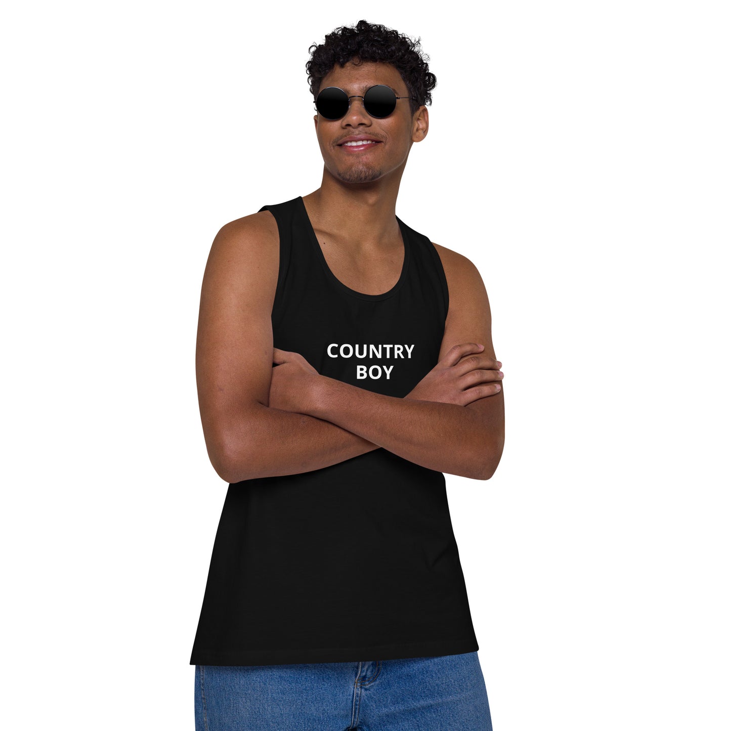 Country Boy Men’s premium tank top