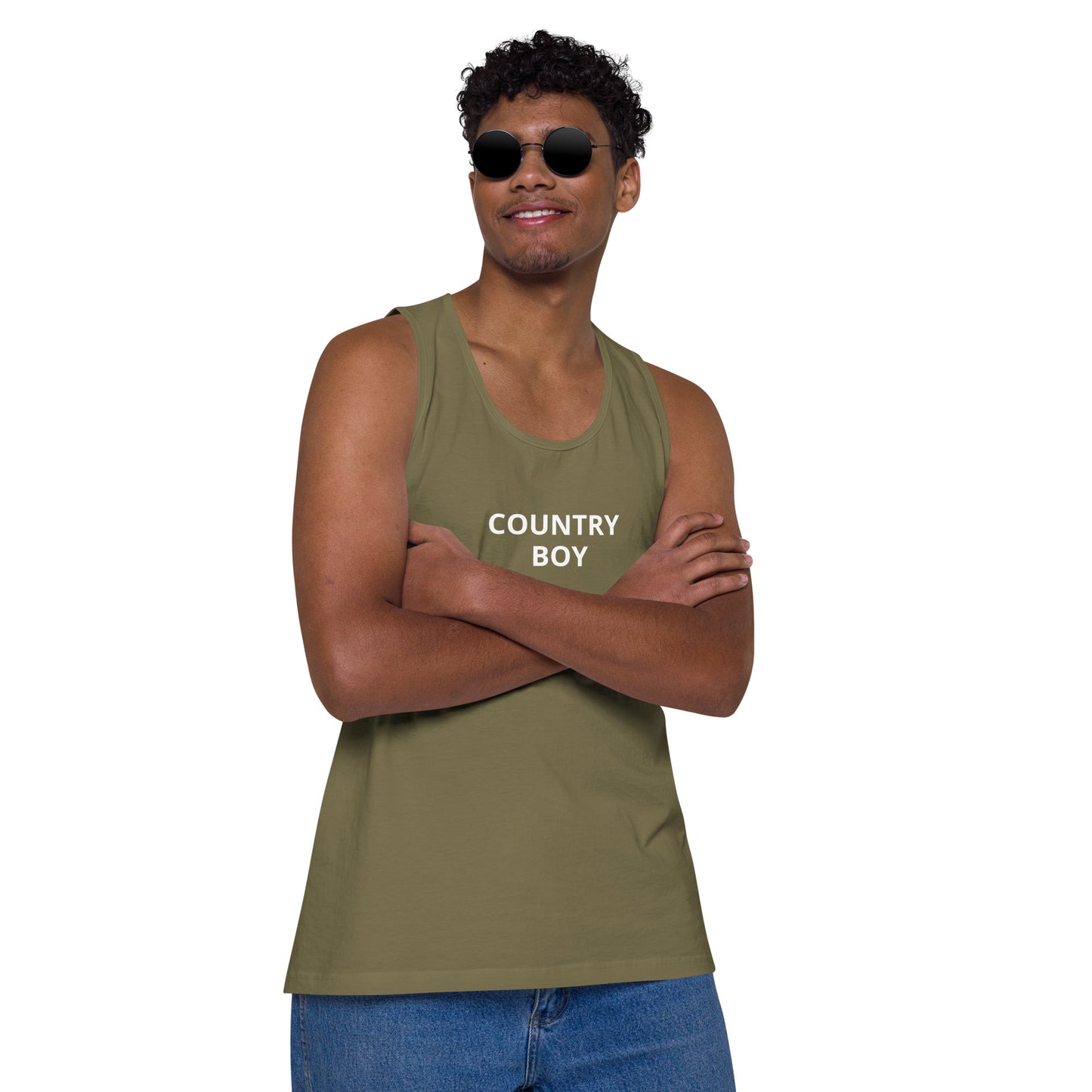 Country Boy Men’s premium tank top