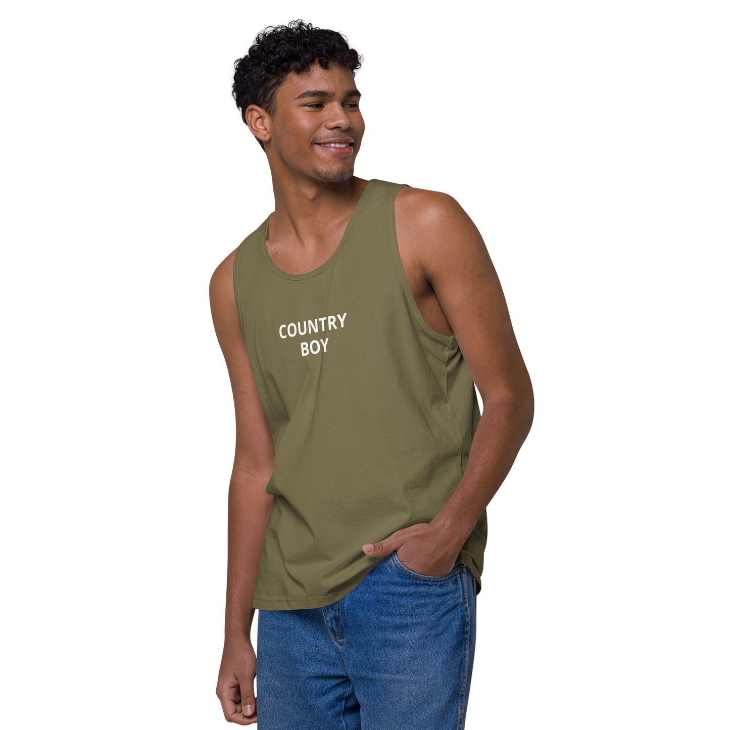Country Boy Men’s premium tank top
