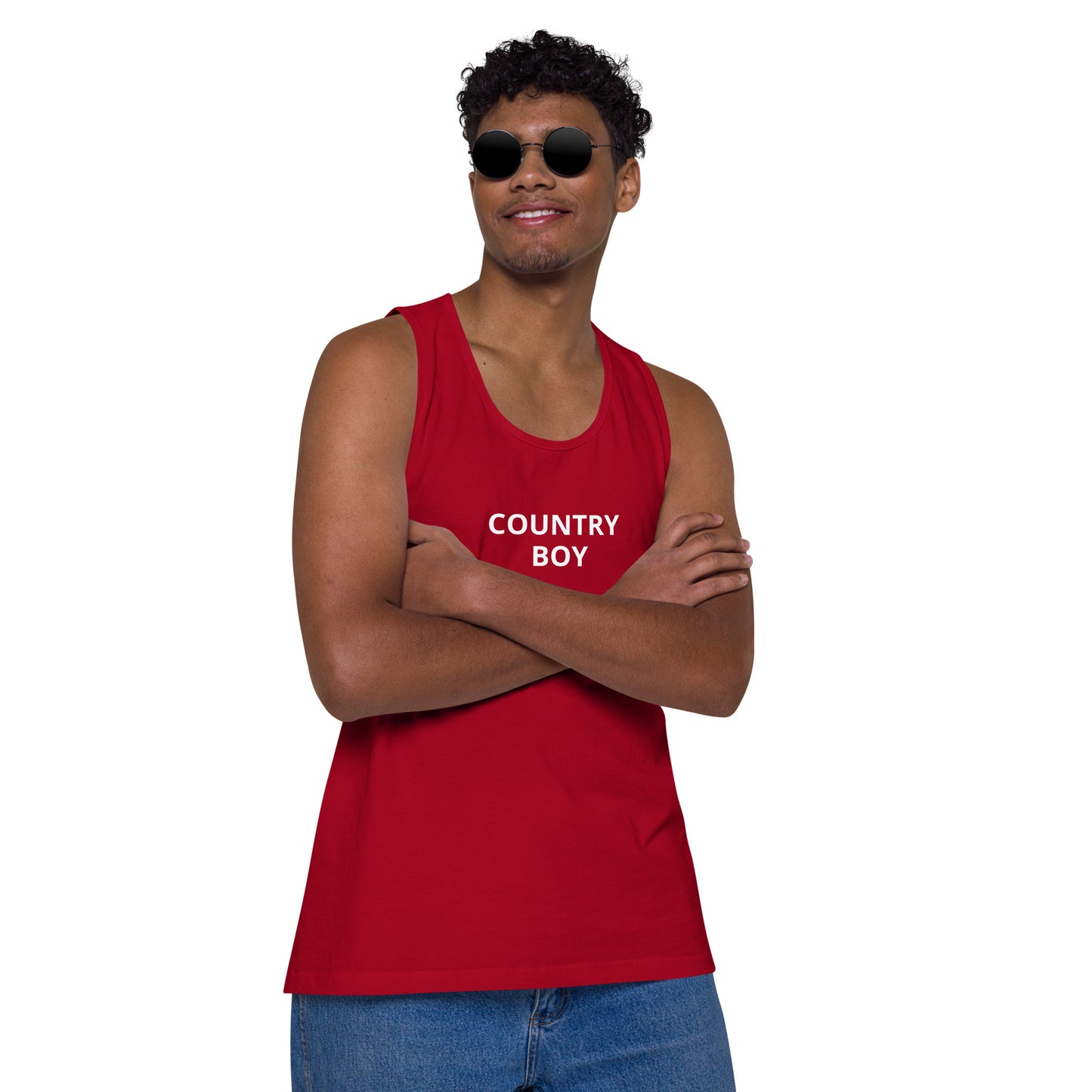Country Boy Men’s premium tank top