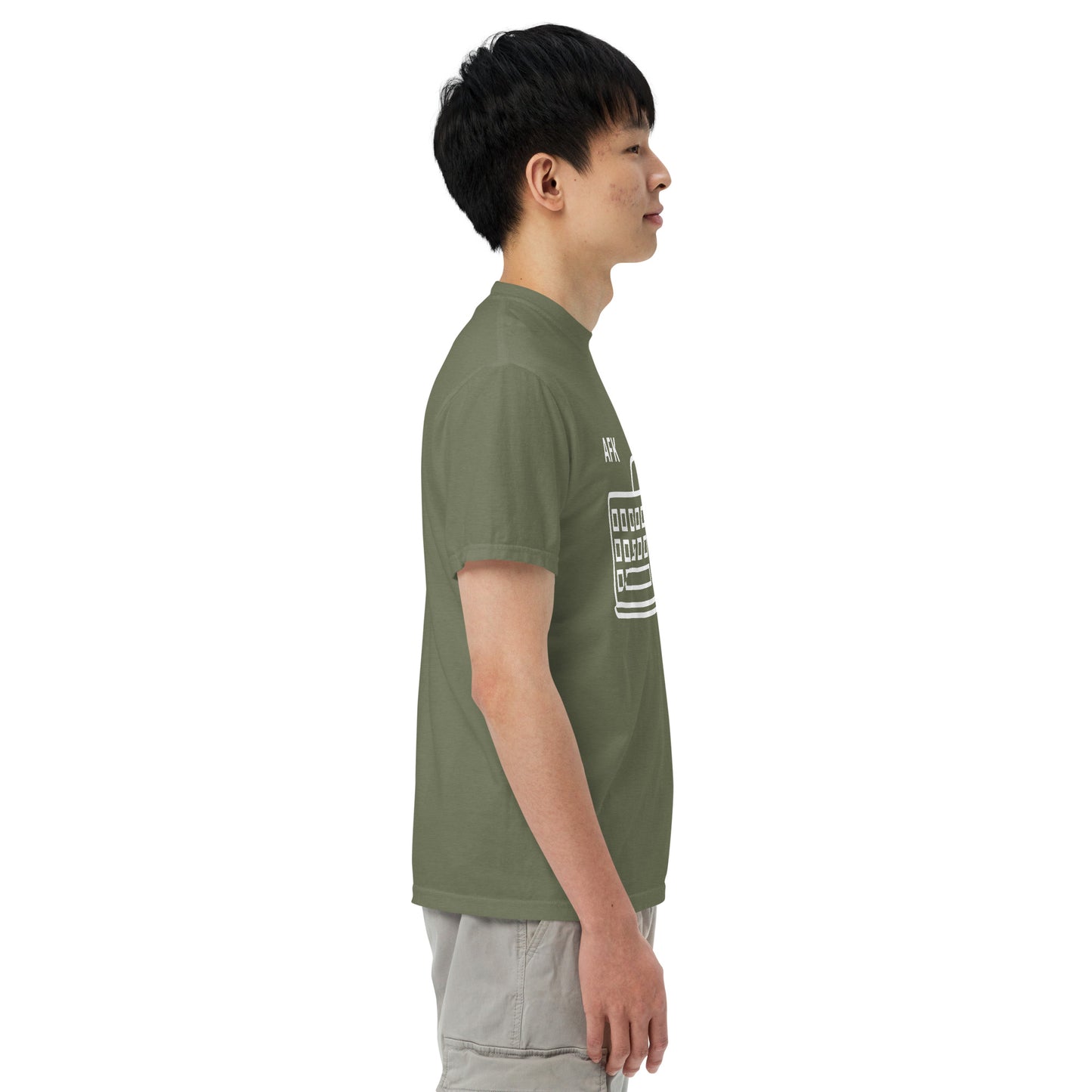 AFK with keyboard Unisex garment-dyed heavyweight t-shirt