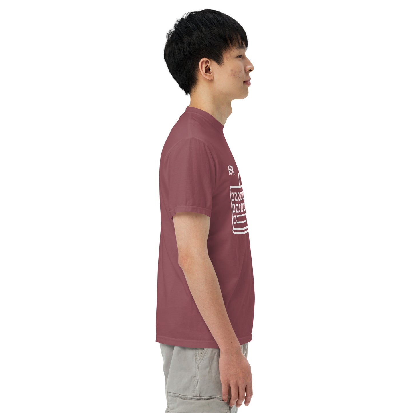 AFK with keyboard Unisex garment-dyed heavyweight t-shirt