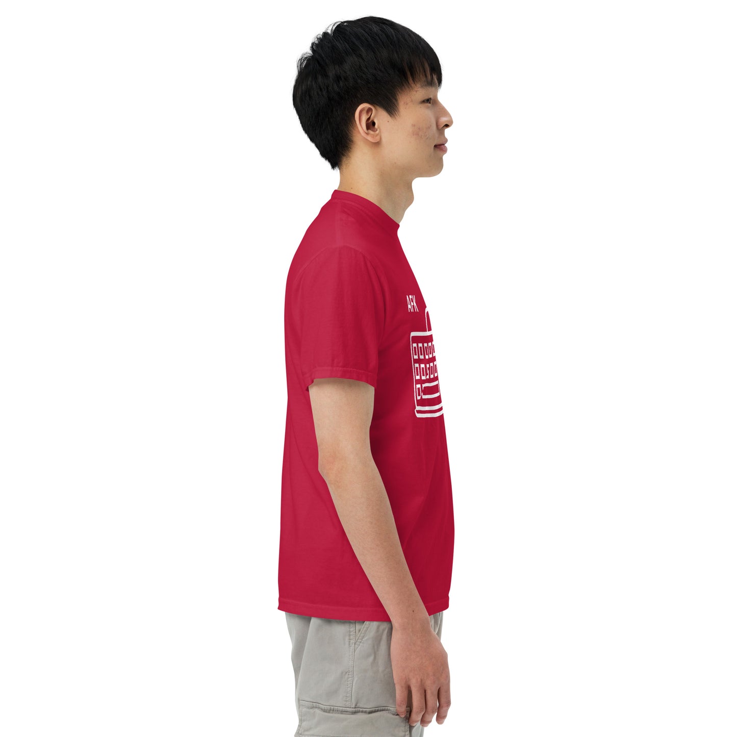 AFK with keyboard Unisex garment-dyed heavyweight t-shirt