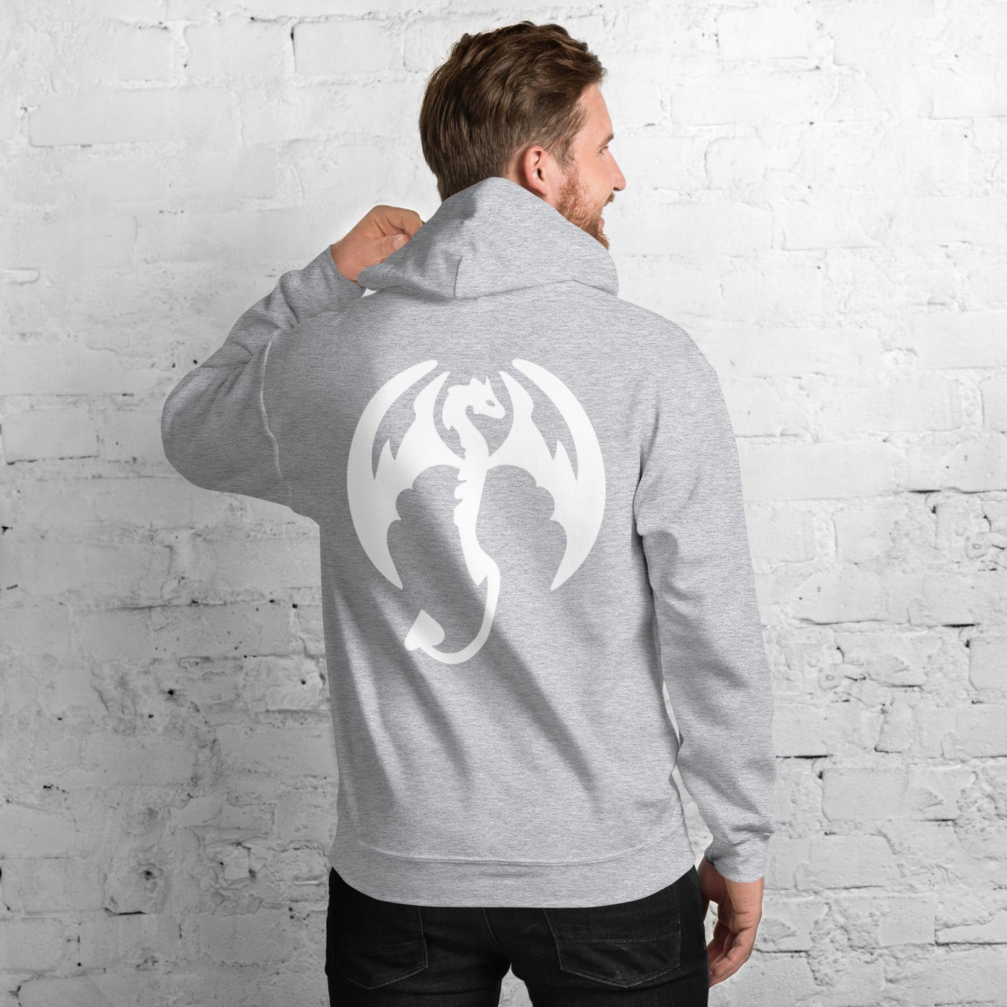 White Dragon Unisex Hoodie