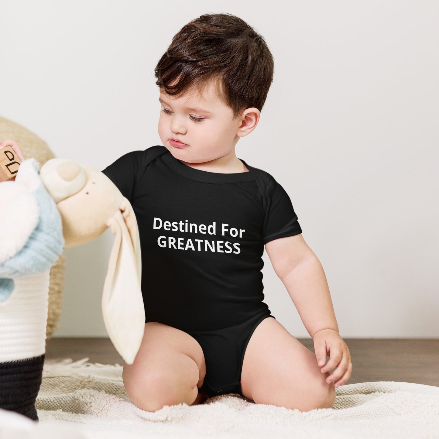 Destined For GREATNESS Baby short sleeve one piece