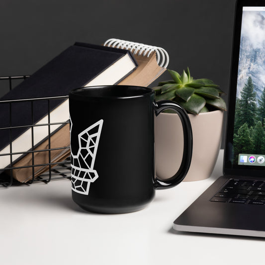 KING Black Glossy Mug