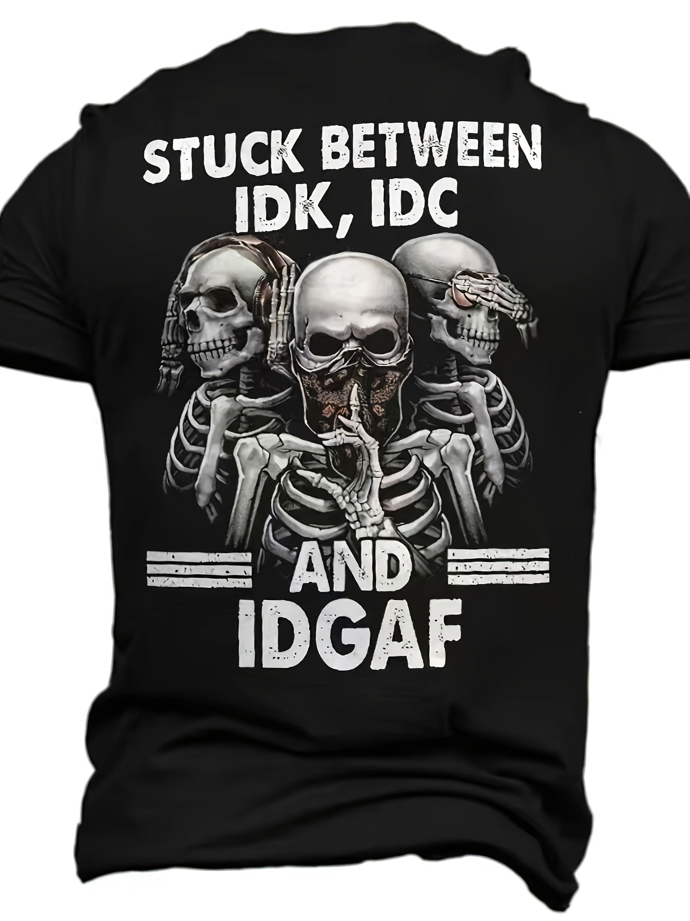 Fashionable Design Men's 3D Digital Hollow Pattern And Letter Printed Round Neck And Short Sleeved T-shirt, A Fashionable Casual Top For Outdoor Wear In Summer