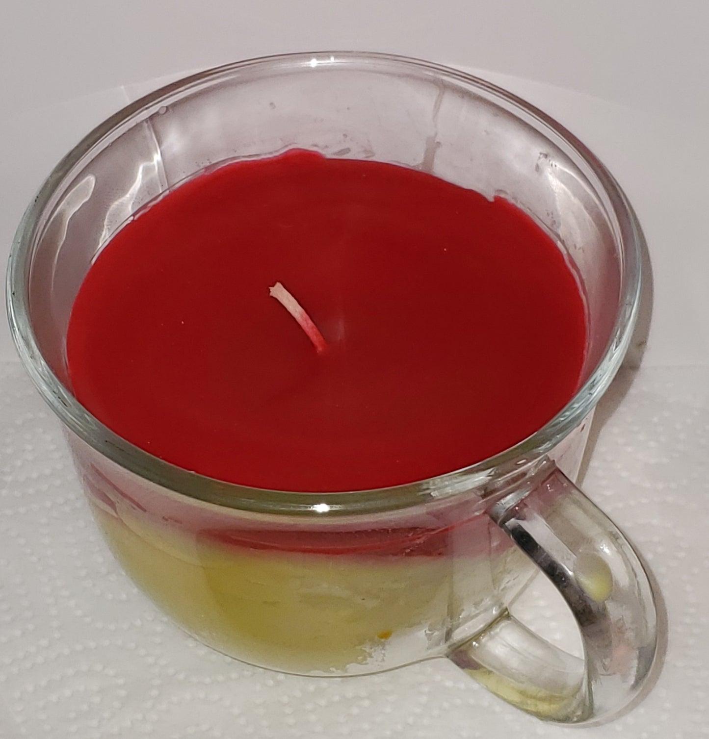 Strawberry and Lemon scented candle