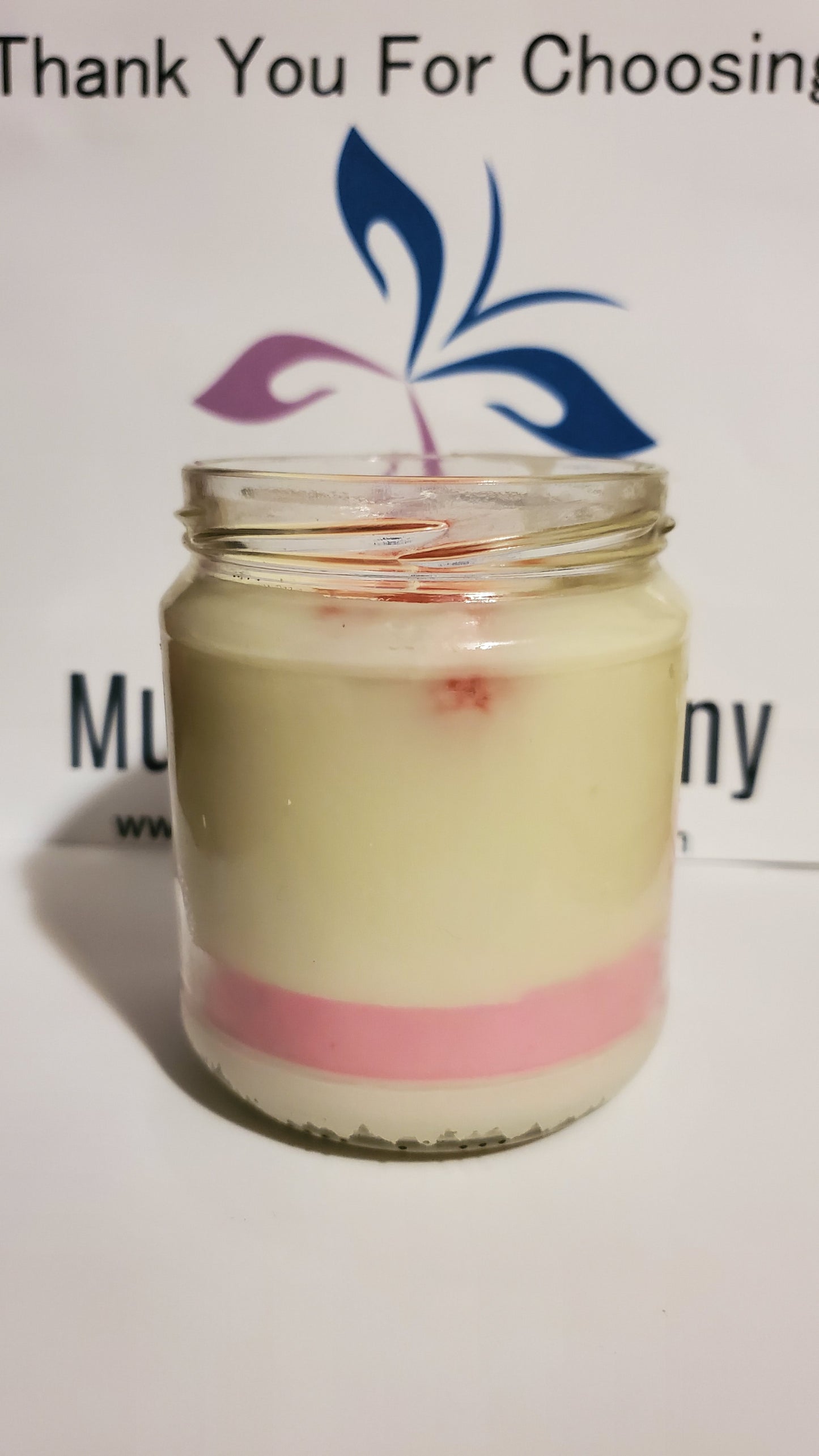Strawberry Vanilla Yogurt scented candle