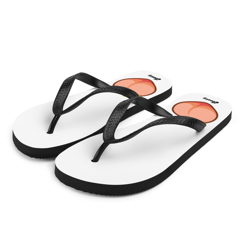 Peach Booty Flip-Flops
