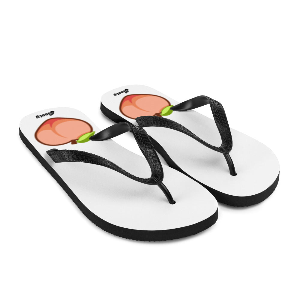 Peach Booty Flip-Flops