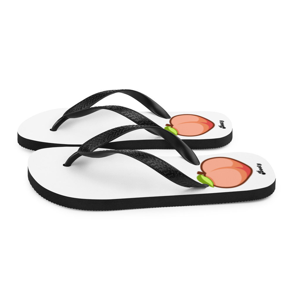 Peach Booty Flip-Flops