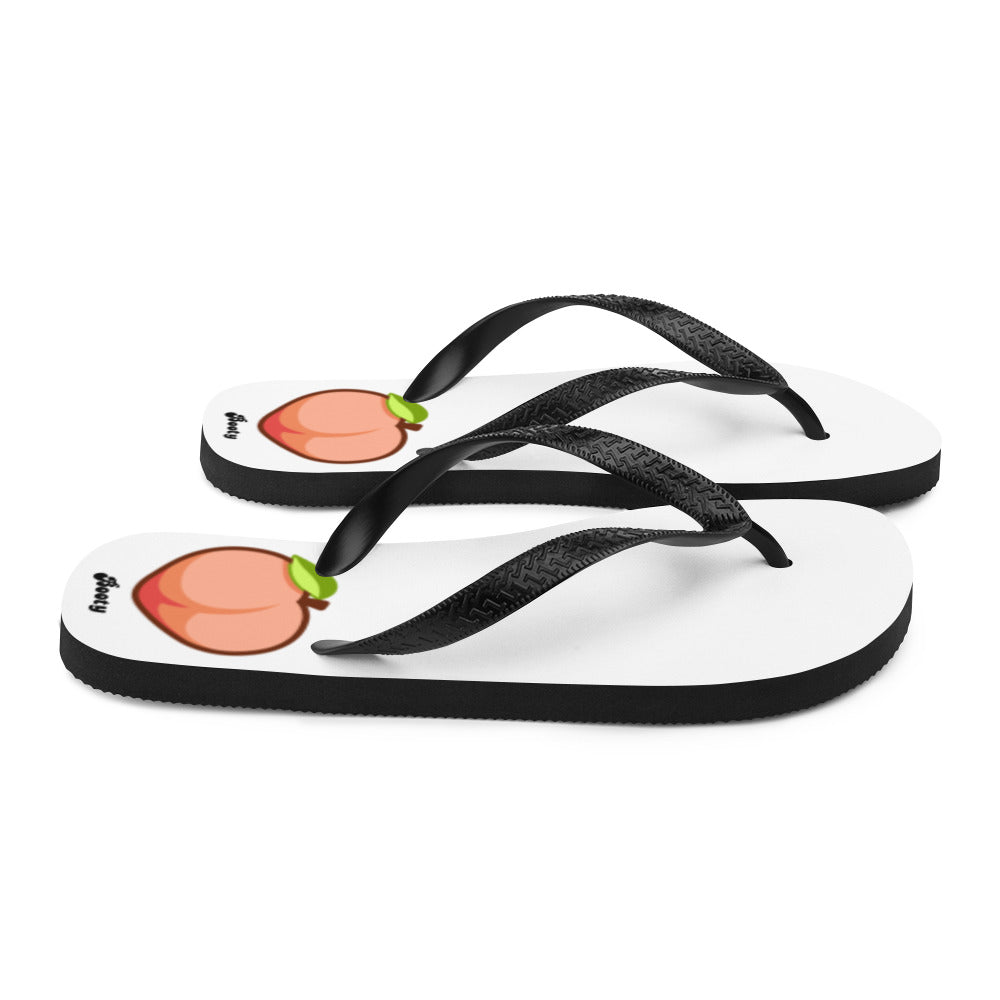 Peach Booty Flip-Flops