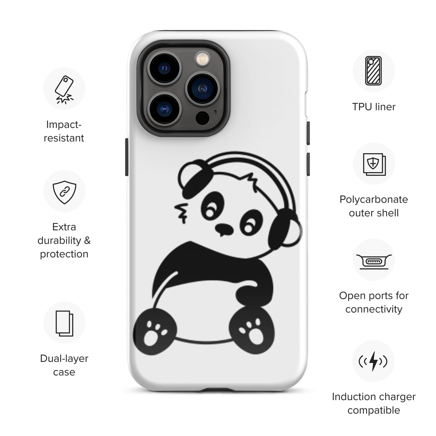 Panda Bear Tough Case for iPhone®