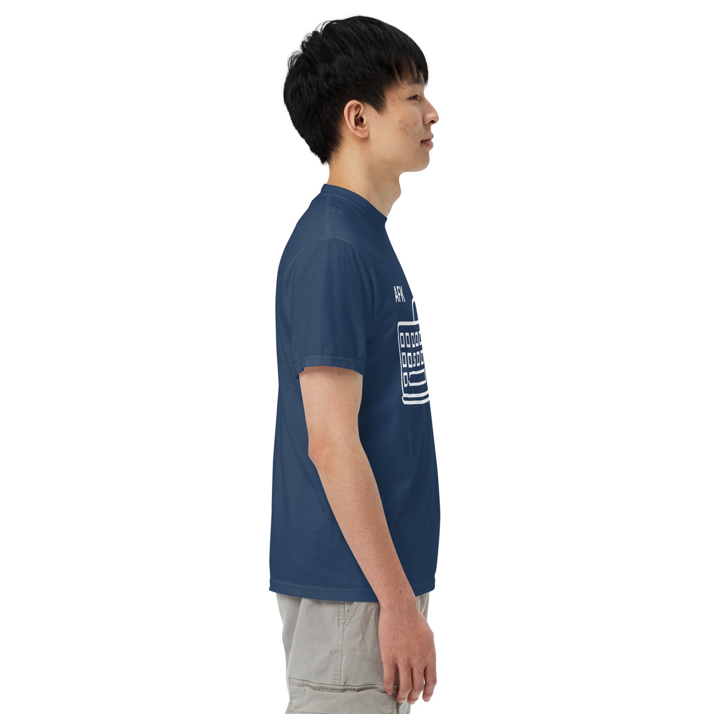 AFK with keyboard Unisex garment-dyed heavyweight t-shirt