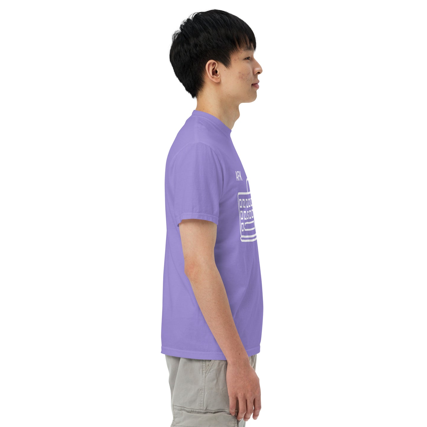AFK with keyboard Unisex garment-dyed heavyweight t-shirt