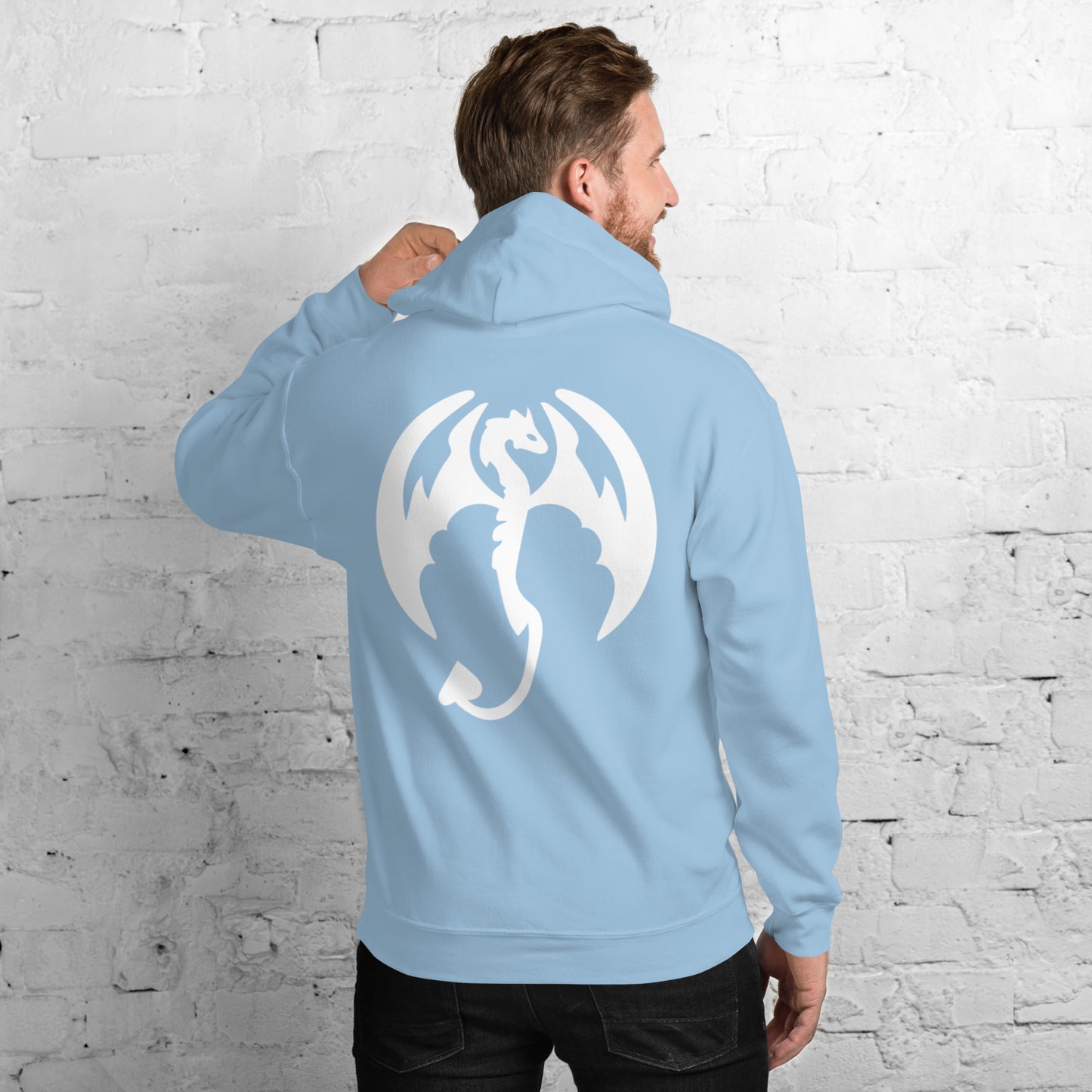 White Dragon Unisex Hoodie
