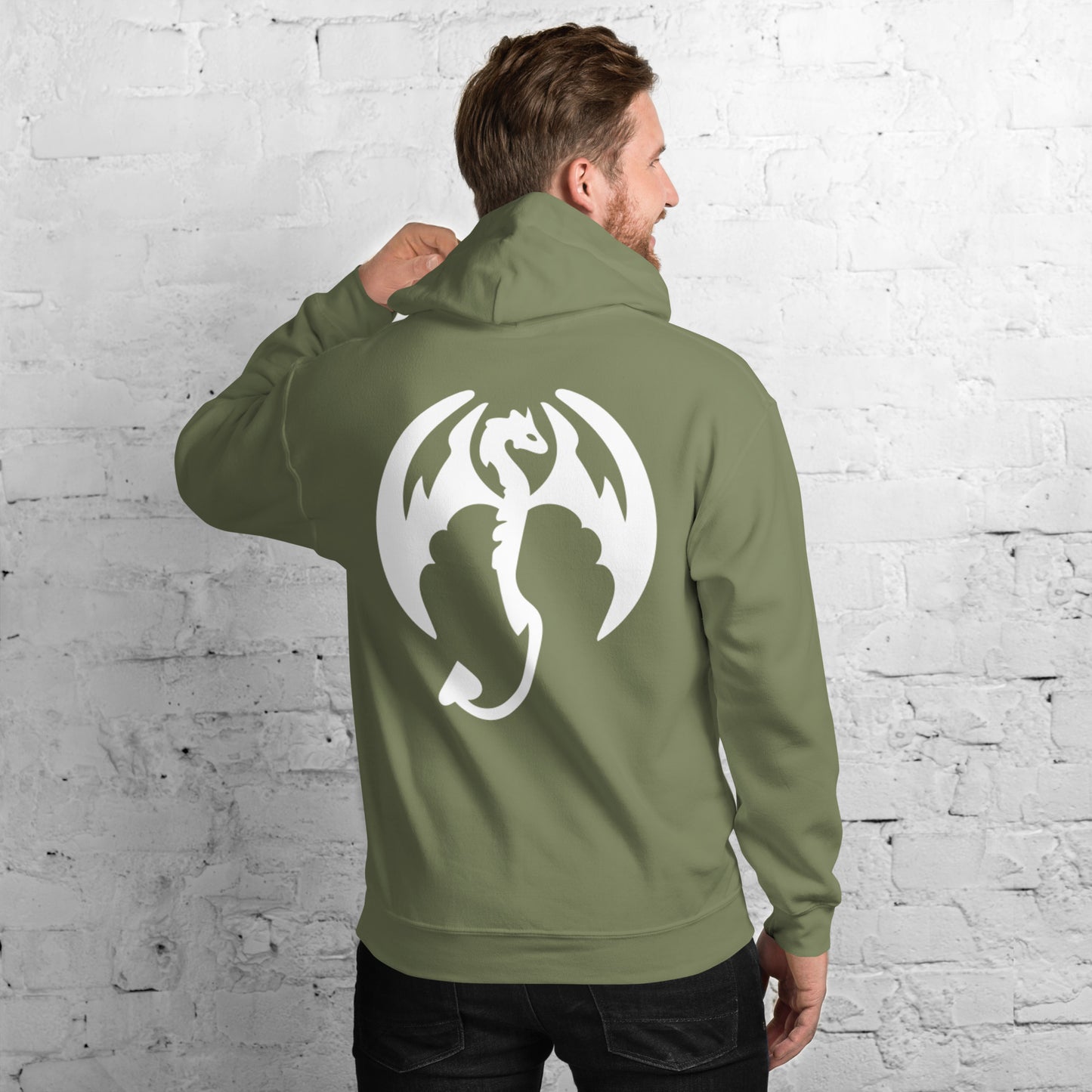 White Dragon Unisex Hoodie