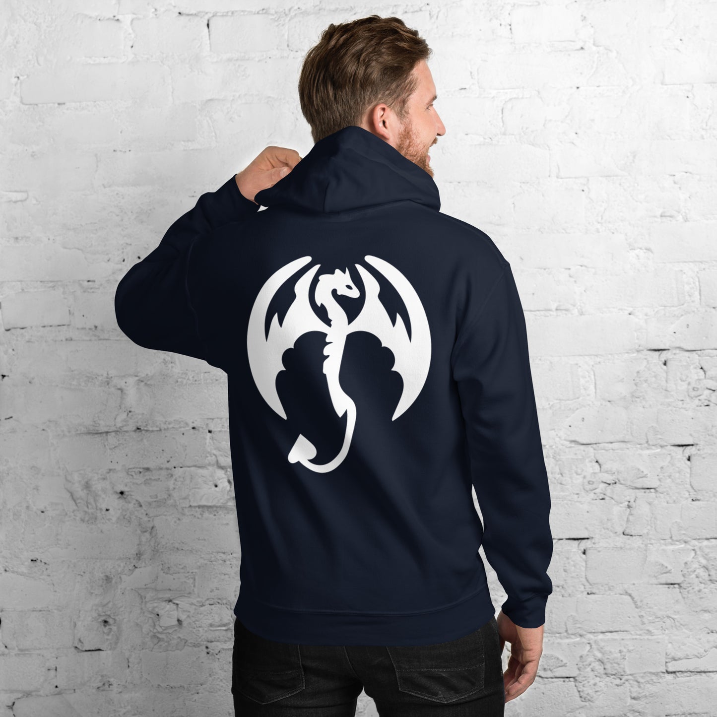 White Dragon Unisex Hoodie