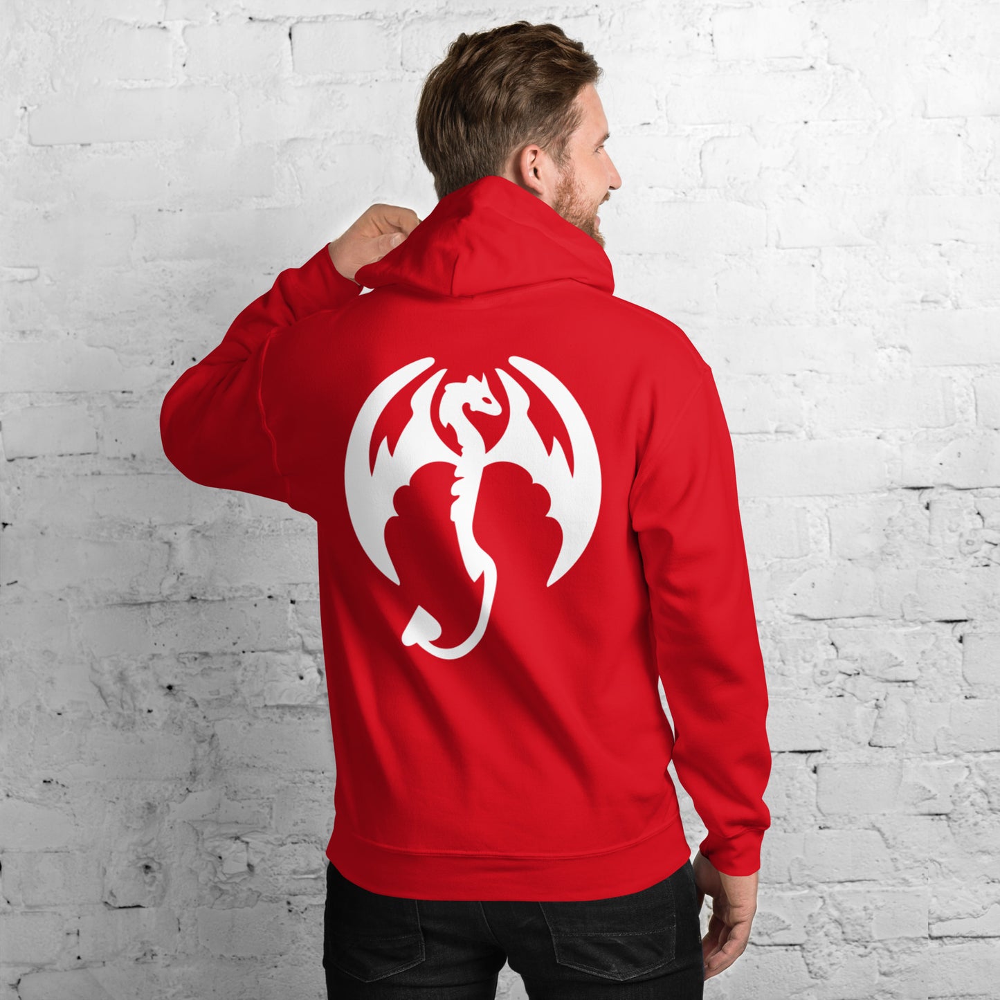 White Dragon Unisex Hoodie