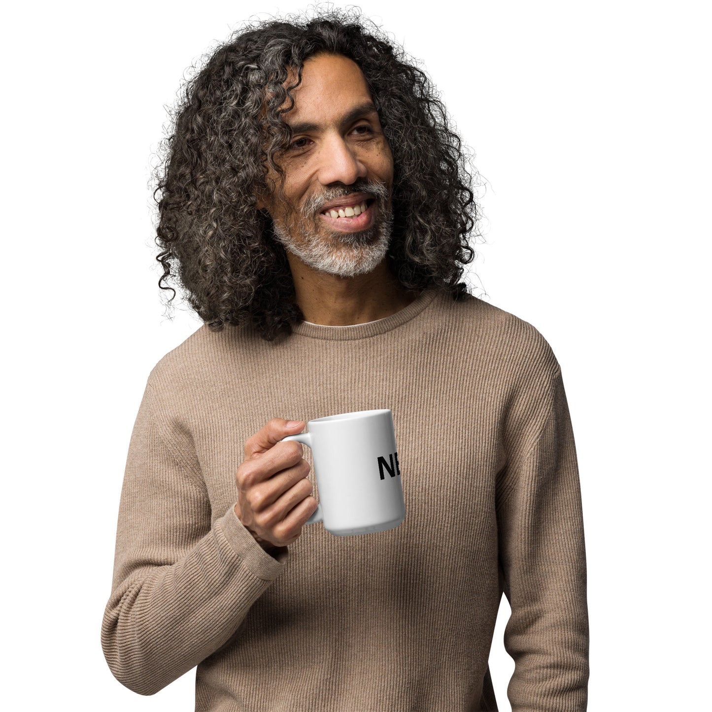 NERD White glossy mug