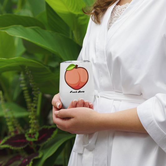 Peach Booty Wine tumbler