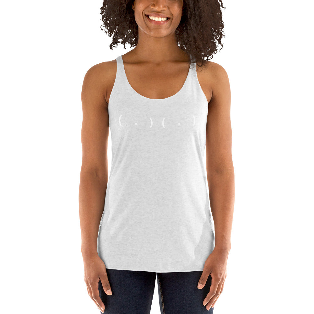 Parenthesis and Dots Women's Racerback Tank