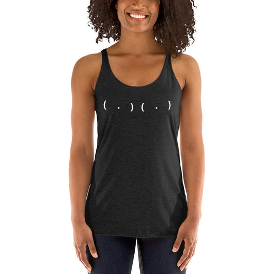 Parenthesis and Dots Women's Racerback Tank